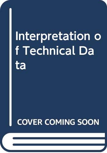 9780592039329: Interpretation of Technical Data