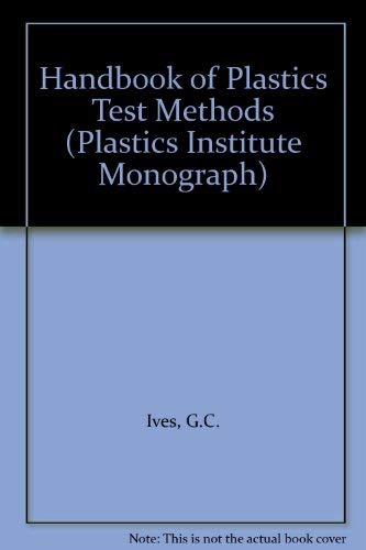 9780592054490: Handbook of plastics test methods,