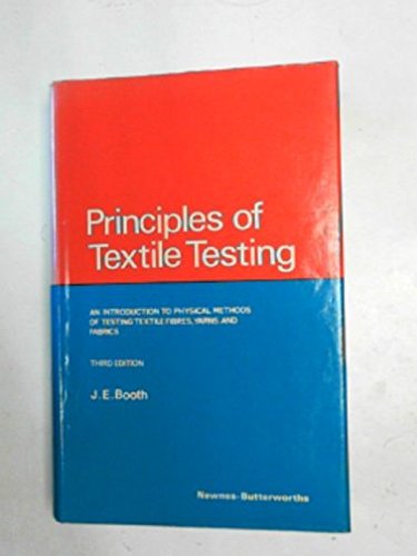 Stock image for Principles of Textile Testing for sale by WorldofBooks