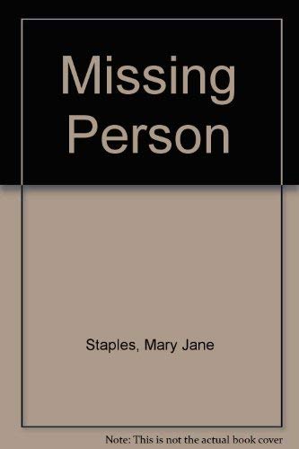 Stock image for Missing Person for sale by WorldofBooks