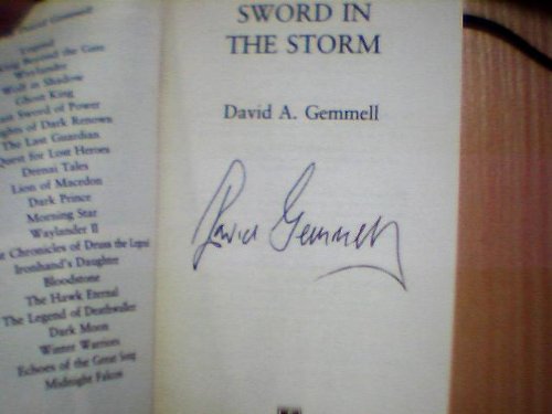 Sword In The Storm (The Rigante series) [SIGNED] (9780593042632) by Gemmell, David