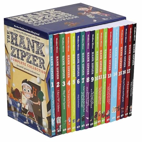 Stock image for Hank Zipzer Complete Collection:18 Book Box Gift Set 1-17 Plus Activity Book, Niagara Falls, or Does It?I Got a "D" in Salami Day of the Iguana The Zippity Zinger, ETC. for sale by Book Deals