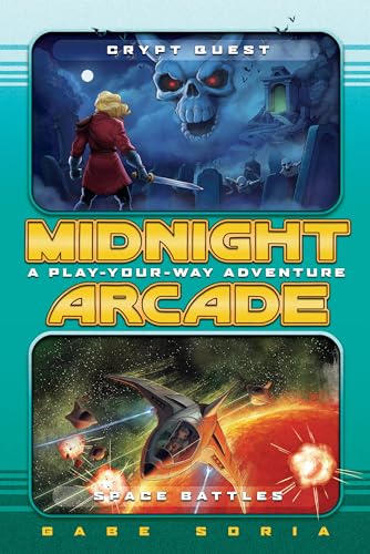 Stock image for Crypt Quest/Space Battles: A Play-Your-Way Adventure (Midnight Arcade) for sale by ZBK Books