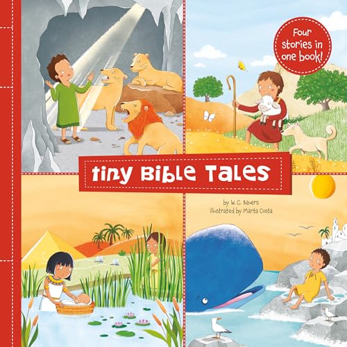 Beispielbild fr Tiny Bible Tales: Four Little STories of the Bible's Greatest Heroes zum Verkauf von WorldofBooks
