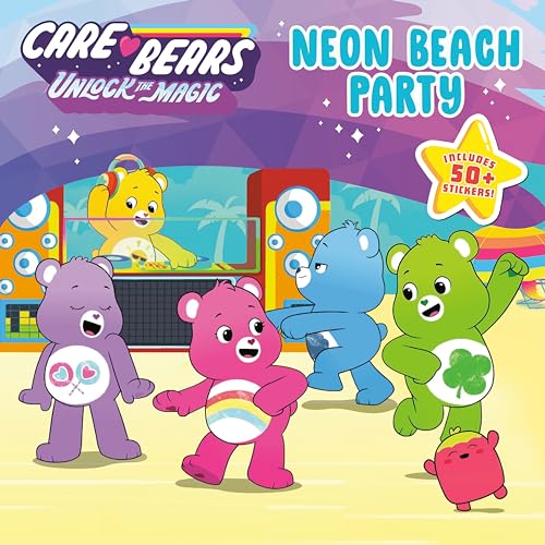 9780593097076: Neon Beach Party (Care Bears: Unlock the Magic)
