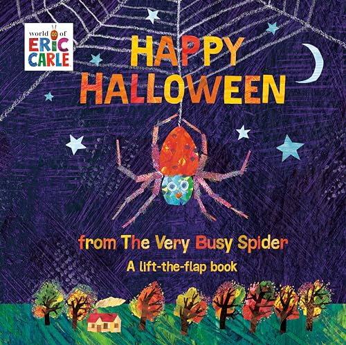 Stock image for Happy Halloween from The Very Busy Spider: A Lift-the-Flap Book (The World of Eric Carle) for sale by Gulf Coast Books