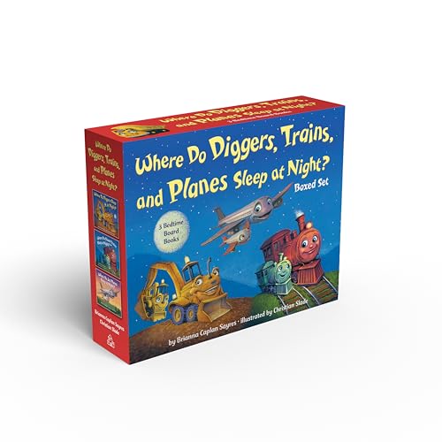 Imagen de archivo de Where Do Diggers, Trains, and Planes Sleep at Night? Board Book Boxed Set (Where Do.Series) a la venta por Toscana Books
