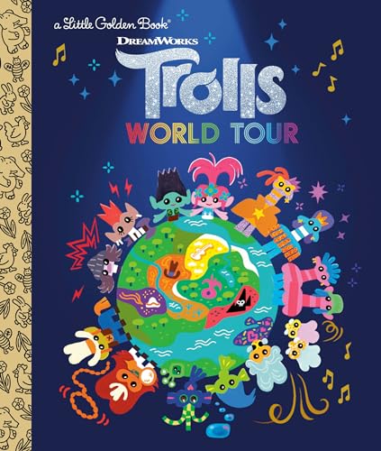 Beispielbild fr Trolls World Tour Little Golden Book (DreamWorks Trolls World Tour) zum Verkauf von SecondSale