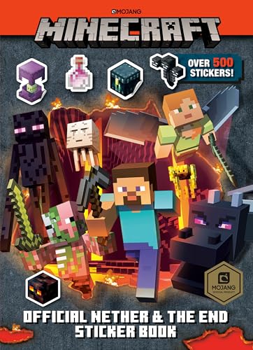 Imagen de archivo de Minecraft Official the Nether and the End Sticker Book (Minecraft) a la venta por Jenson Books Inc