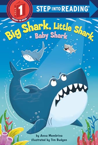 Stock image for Big Shark, Little Shark, Baby Shark (Step into Reading) for sale by Friends of  Pima County Public Library