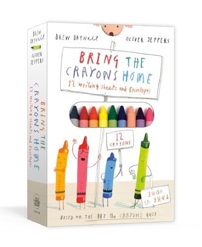 Stock image for Bring the Crayons Home: A Box of Crayons, Letter-Writing Paper, and Envelopes for sale by Montclair Book Center