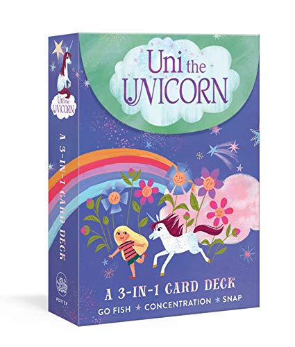 Imagen de archivo de Uni the Unicorn: A 3-in-1 Card Deck: Card Games Include Go Fish, Concentration, and Snap a la venta por Lakeside Books