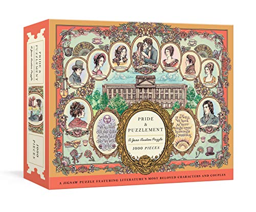 Beispielbild fr Pride and Puzzlement: A Jane Austen Puzzle: A 1000-Piece Jigsaw Puzzle Featuring Literature's Most Beloved Characters and Couples zum Verkauf von Monster Bookshop