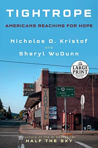 Stock image for Tightrope: Americans Reaching for Hope (Random House Large Print) for sale by Y-Not-Books