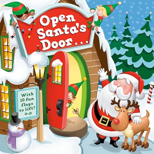 Stock image for Open Santa's Door: A Christmas Lift-the-Flap Book for sale by Decluttr