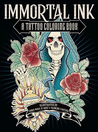 Beispielbild fr Immortal Ink: A Tattoo Coloring Book zum Verkauf von SecondSale