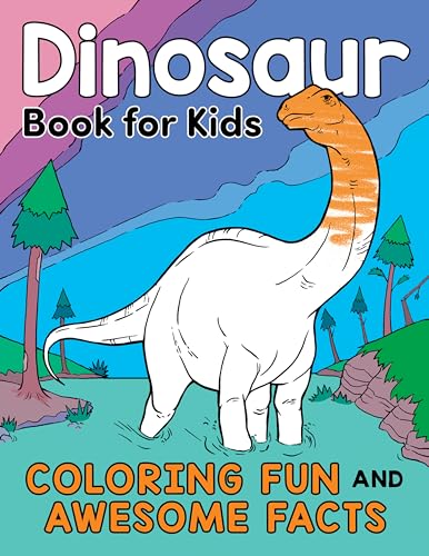 Beispielbild fr Dinosaur Book for Kids: Coloring Fun and Awesome Facts (A Did You Know? Coloring Book) zum Verkauf von SecondSale