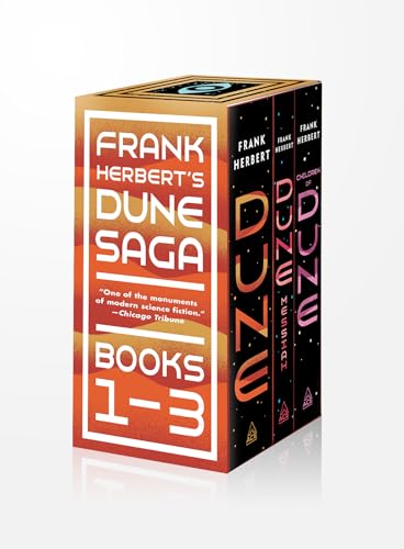 Stock image for Frank Herbert's Dune Saga 3-Book Boxed Set: Dune, Dune Messiah, and Children of Dune for sale by HPB-Emerald