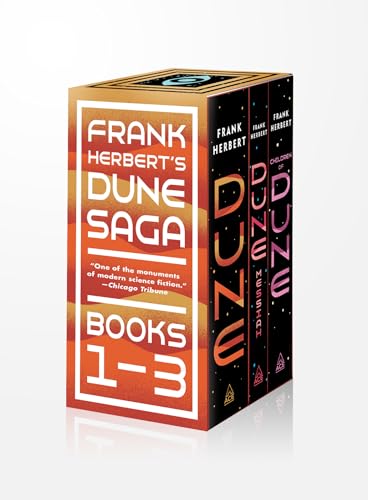 Stock image for Frank Herbert's Dune Saga 3-Book Boxed Set: Dune, Dune Messiah, and Children of Dune for sale by Books Unplugged