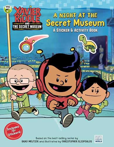 Stock image for A Night at the Secret Museum: A Sticker & Activity Book (Xavier Riddle and the Secret Museum) for sale by PlumCircle