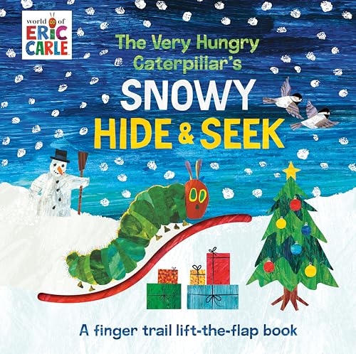 Stock image for The Very Hungry Caterpillar's Snowy Hide & Seek: A Finger Trail Lift-the-Flap Book (The World of Eric Carle) for sale by Dream Books Co.