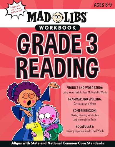 Stock image for Mad Libs Workbook: Grade 3 Reading: Worlds Greatest Word Game (Mad Libs Workbooks) for sale by Zoom Books Company