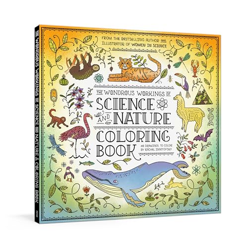 Imagen de archivo de The Wondrous Workings of Science and Nature Coloring Book: 40 Line Drawings to Color a la venta por Lakeside Books