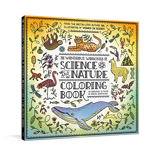 Stock image for The Wondrous Workings of Science and Nature Coloring Book: 40 Line Drawings to Color for sale by Lakeside Books