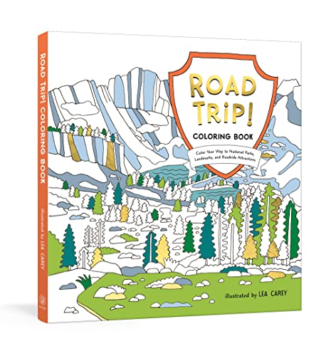 Imagen de archivo de Road Trip! Coloring Book: Color Your Way to National Parks, Landmarks, and Roadside Attractions: A Coloring Book a la venta por SecondSale
