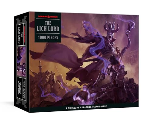 Stock image for The Lich Lord Puzzle: A Dungeons & Dragons Jigsaw Puzzle: Jigsaw Puzzles for Adults for sale by HPB-Diamond