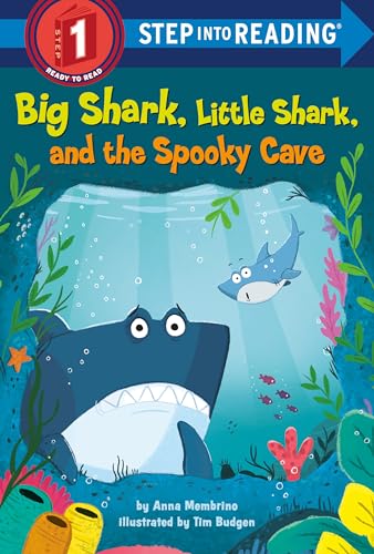 Stock image for Big Shark, Little Shark, and the Spooky Cave (Step into Reading) for sale by HPB-Ruby