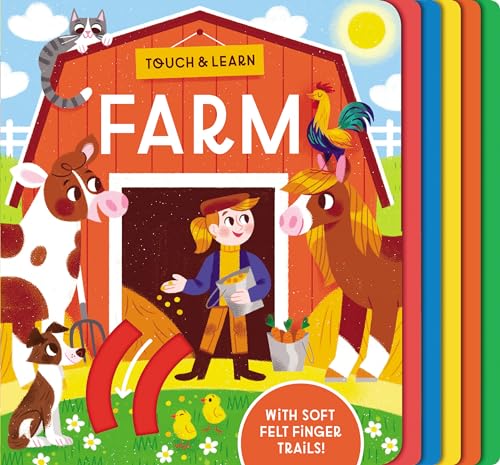 Imagen de archivo de Touch & Learn: Farm: With colorful felt to touch and feel a la venta por HPB-Emerald