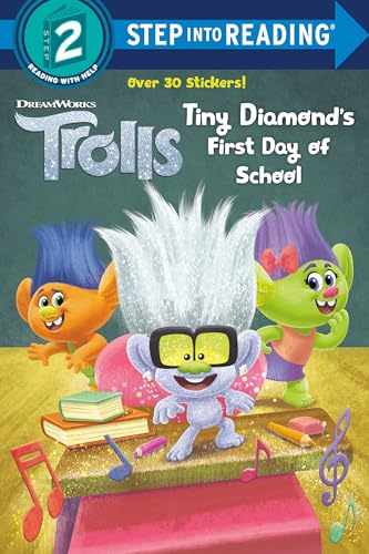 Imagen de archivo de Tiny Diamond's First Day of School (DreamWorks Trolls) (Step into Reading) a la venta por ZBK Books