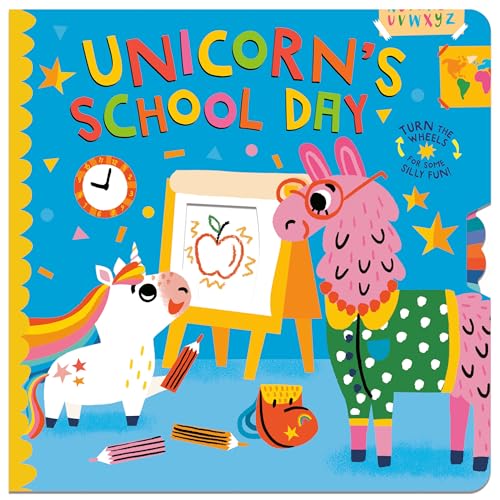 Beispielbild fr Unicorn's School Day: Turn the Wheels for Some Silly Fun! zum Verkauf von SecondSale