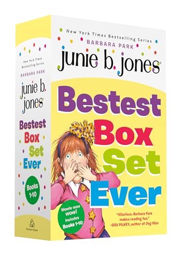 Stock image for Junie B. Jones Bestest Boxed Set (Books 1-10): Stupid Smelly Bus,Little Monkey Business,Big Fat Mouth,Sneaky Peeky Spying,Yucky Blucky Fruitcake,Meanie Jim's ,Handsome Warren, Monster Under Her Bed,Crook, Party Animal for sale by Plum Books