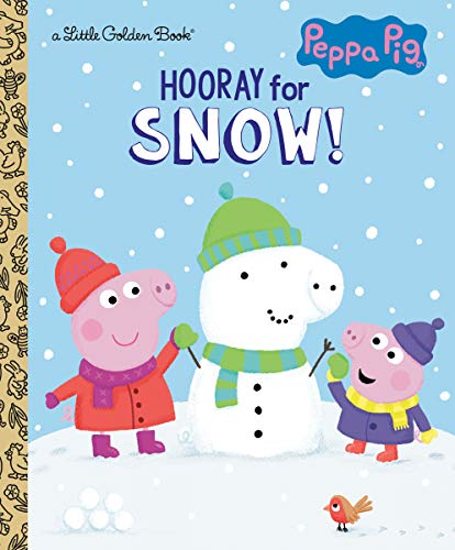 Beispielbild fr Hooray for Snow! (Peppa Pig) (Little Golden Book) zum Verkauf von Goodwill of Colorado