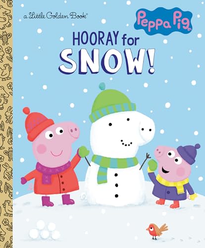 Imagen de archivo de Hooray for Snow! (Peppa Pig) (Little Golden Book) a la venta por Gulf Coast Books