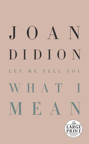 Beispielbild fr Let Me Tell You What I Mean (Random House Large Print) zum Verkauf von BooksRun