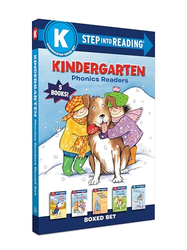 9780593425497: Kindergarten Phonics Readers Boxed Set: Jack and Jill and Big Dog Bill, The Pup Speaks Up, Jack and Jill and T-Ball Bill, Mouse Makes Words, Silly Sara (Step into Reading)