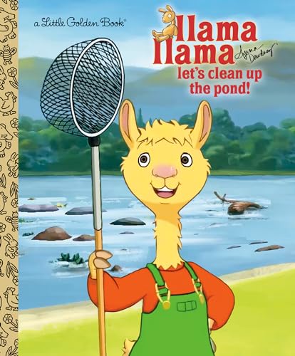 Beispielbild fr Llama Llama Let's Clean Up the Pond! (Little Golden Book) zum Verkauf von Wonder Book
