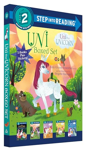 9780593431016: Uni the Unicorn Step into Reading Boxed Set: Uni Brings Spring; Uni's First Sleepover; Uni Goes to School; Uni Bakes a Cake; Uni and the Perfect Present