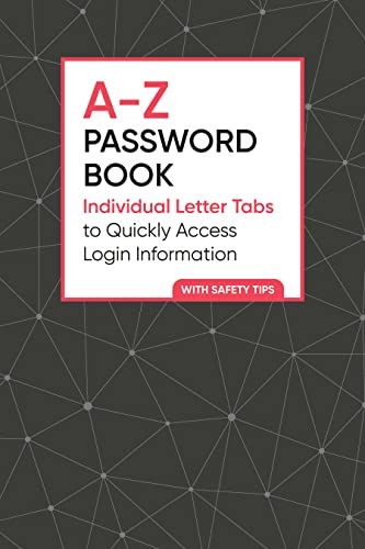 Beispielbild fr A-Z Password Book: Individual Letter Tabs to Quickly Access Login Information zum Verkauf von HPB-Ruby