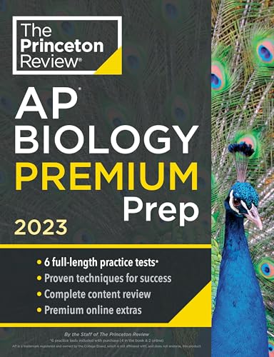 Princeton Review AP Biology Premium Prep, 2023: 6 Practice Tests + Complete Content Review + Strategies & Techniques (College Test Preparation)