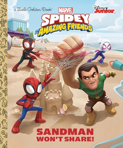 Imagen de archivo de Sandman Won't Share! (Marvel Spidey and His Amazing Friends) (Little Golden Book) a la venta por Decluttr