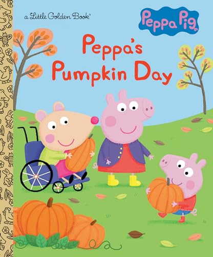 Beispielbild fr Peppa's Pumpkin Day (Peppa Pig) (Little Golden Book) zum Verkauf von SecondSale