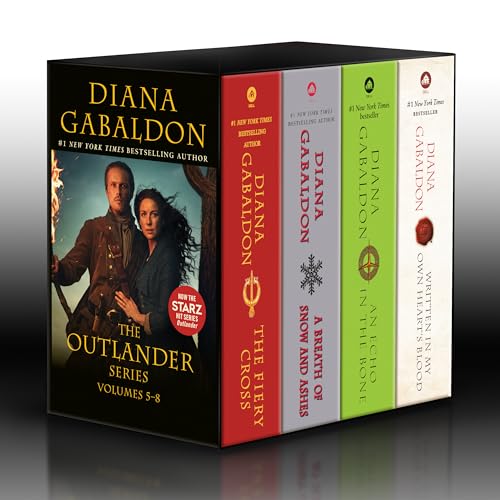 Stock image for Outlander Volumes 5-8 (4-Book Boxed Set): The Fiery Cross, A Breath of Snow and Ashes, An Echo in the Bone, Written in My Own Heart's Blood (Outlander, 5-8) for sale by GF Books, Inc.