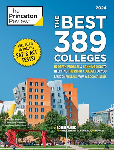 Beispielbild fr The Best 389 Colleges, 2024: In-Depth Profiles & Ranking Lists to Help Find the Right College For You (2024) (College Admissions Guides) zum Verkauf von SecondSale