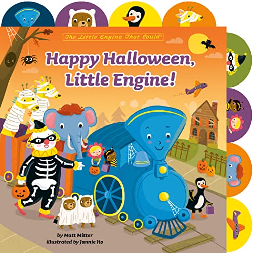 Beispielbild fr Happy Halloween, Little Engine!: A Tabbed Board Book (The Little Engine That Could) zum Verkauf von Your Online Bookstore