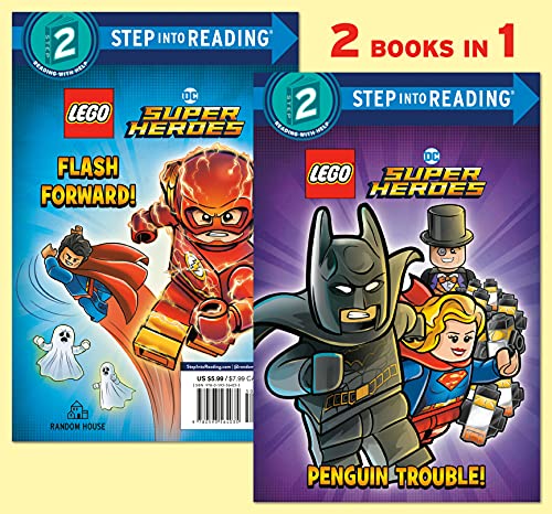 Imagen de archivo de Penguin Trouble!/Flash Forward! (LEGO Batman) (Step into Reading) a la venta por HPB-Emerald
