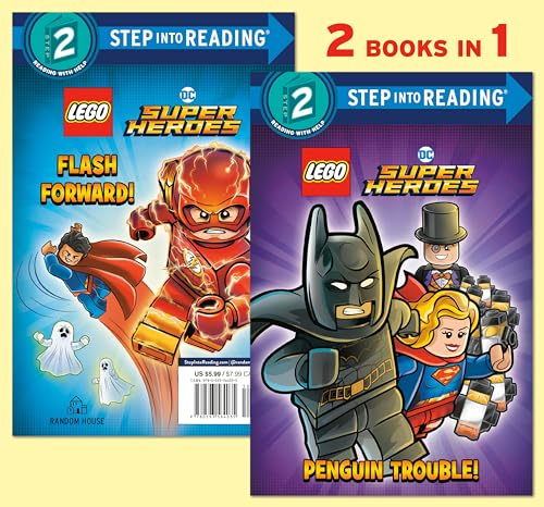 9780593564042: Penguin Trouble! / Flash Forward! (Lego; Superheroes; Step into Reading, Step 2)